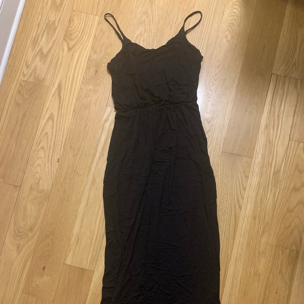 Lush Black Maxi Dress